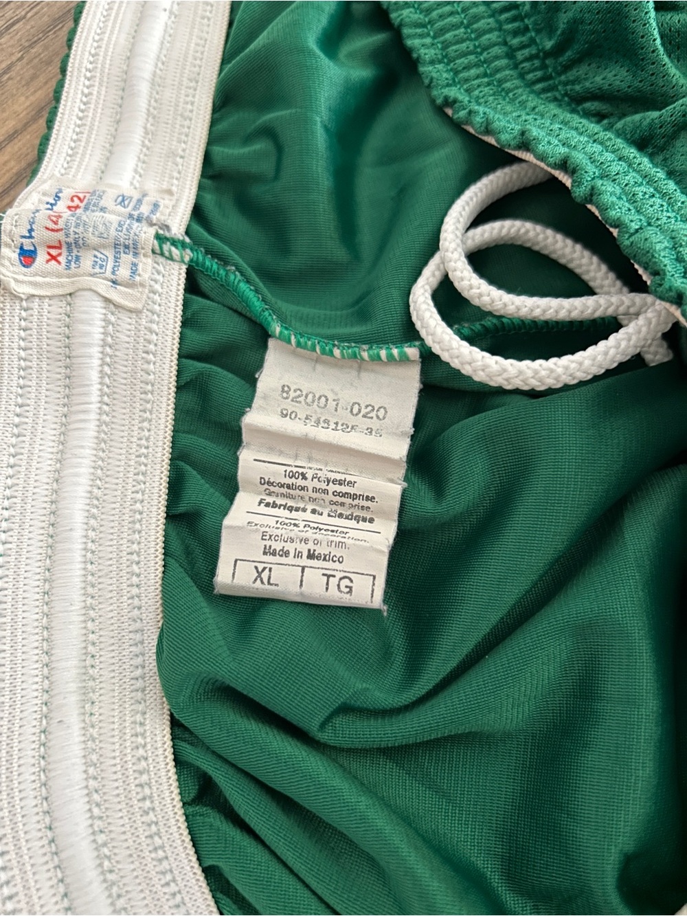Vintage Boston Celtics 90s Champion Basketball Shorts XL - Picture 5 of 6
